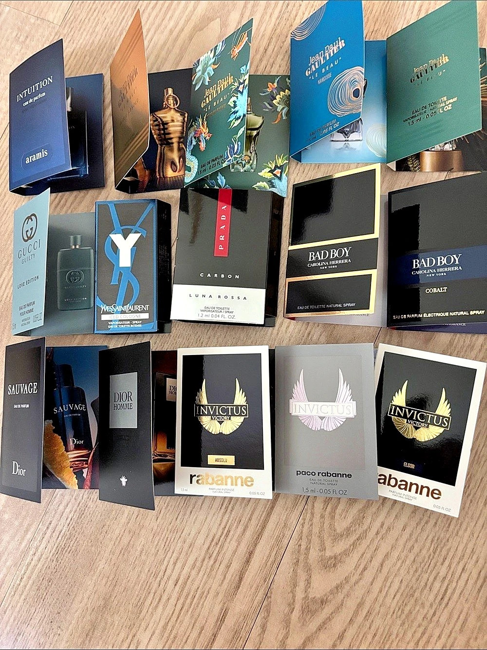 Men designer fragrances (15) samples